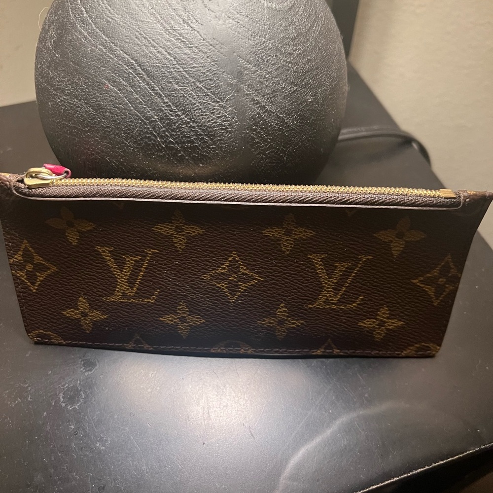 Authentic pre owned Louis Vuitton monogram coin purse wallet insert